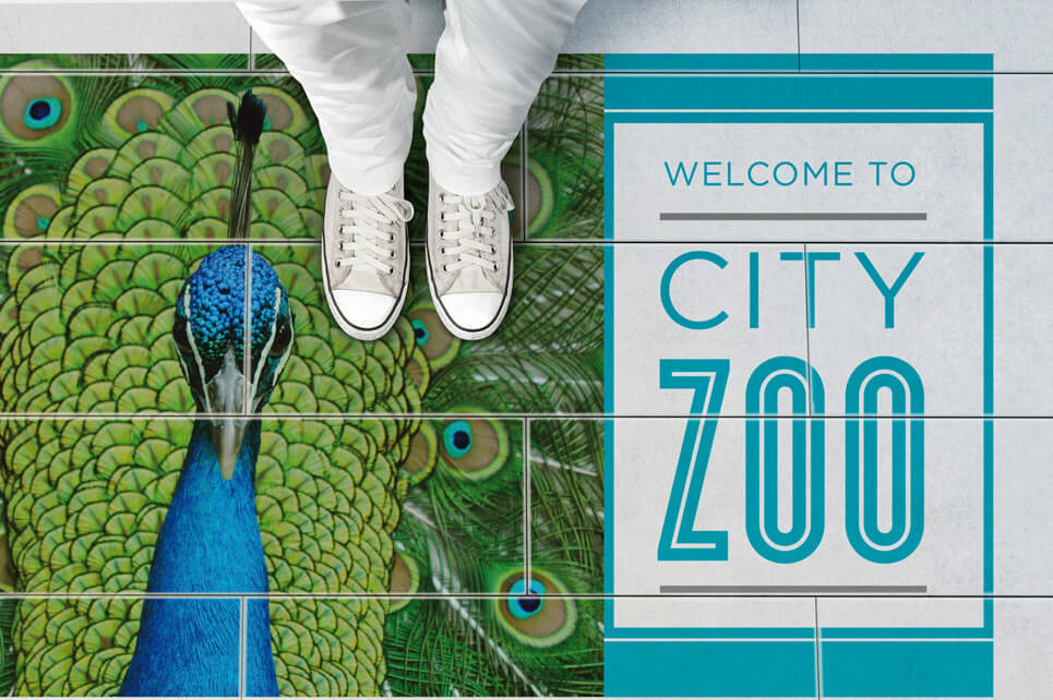 FLOOR DECALS City Zoo