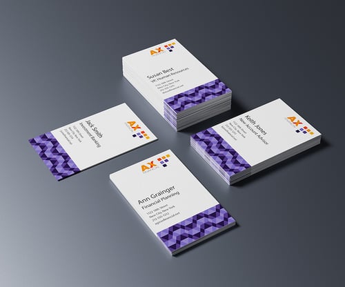 MARKETING MATERIAL AX_Financial_Business_Cards